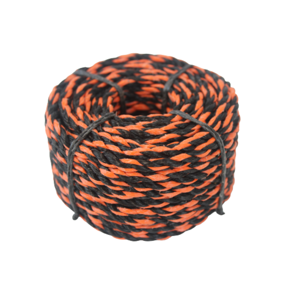 General Work Products 3-Strand Twisted Polypropylene Rope Monofilament, Truck Rope 3/8 PPMCT3/8